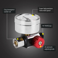 KKMOON HVLP Spray Air Regulator Pressure Gauge 1/4" Mini Inline Air Filter Separator Adjustable Air Pressure Regulator Gauge