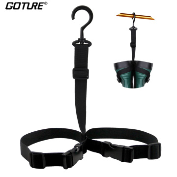 Goture Chest Wader Rain Boot Hanger Strap Belt for Drying Fishing Wader Rack Storage Dryer Shoes Hook Fishing Accessories