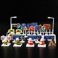 New 28pcs English Road Sign Traffic Sign Signage DIY Model Scene Children Play Learn Toys Game Car Toy Accessories For Kids