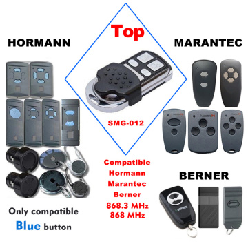 Hormann HSM2 HSM4 868 Gate Remote Control Duplicator Marantec Digital D302 382 868MHz Door Opener Garage Command Transmitter