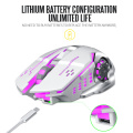 Professional Silent Gaming Wireless Mouse 2.4GHz 2400DPI Rechargeable Mice USB Optical Game Backlit Mouse For PC Laptop