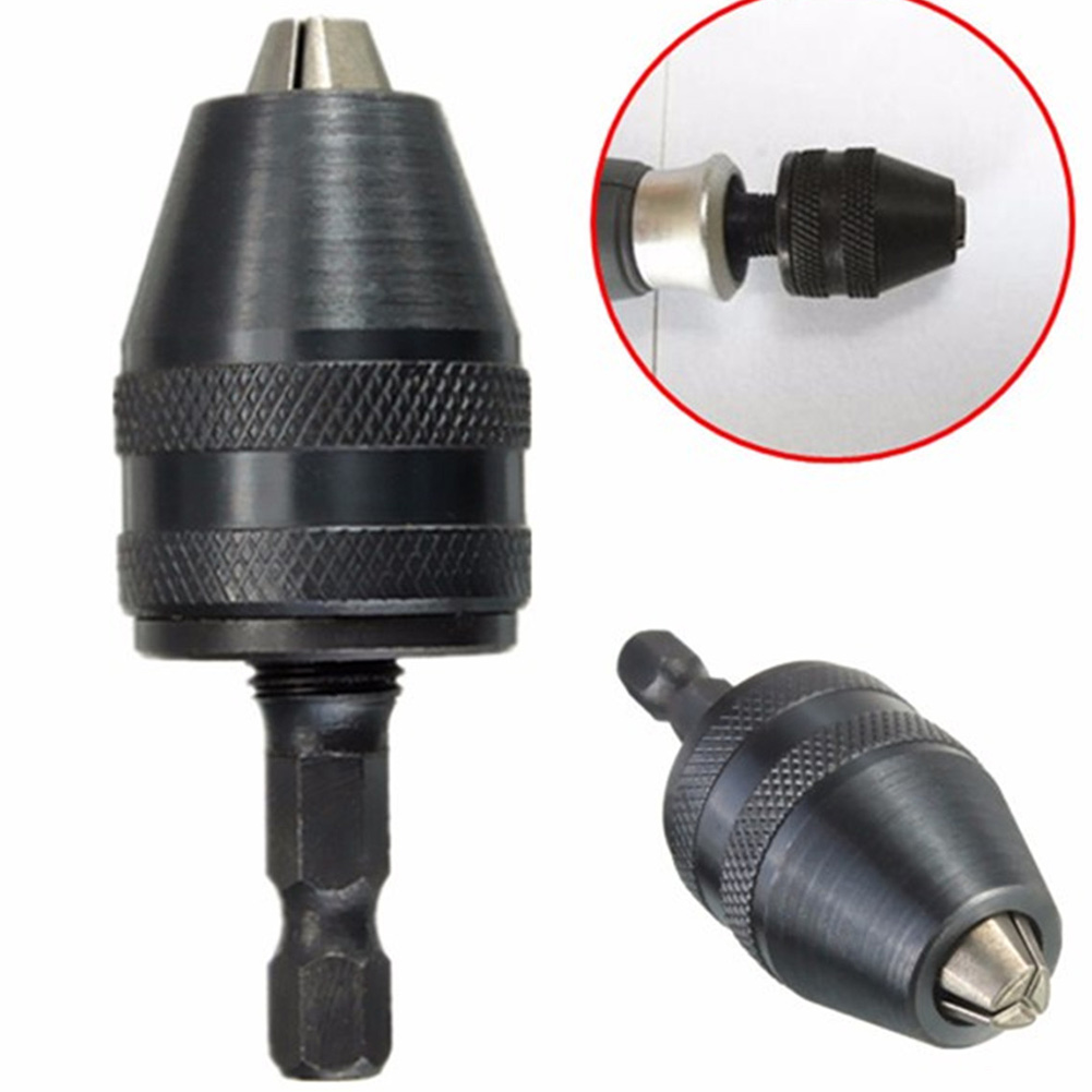 high quality Keyless Drill Chuck Clamping range Driver Tool Accessories Keyless Adapter Impact Hex Shank Drill Chuck