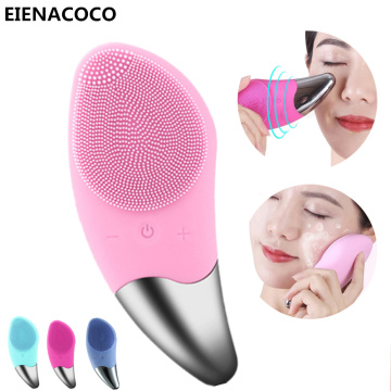 Portable Electric Facial Cleansing Brush IPX7 Waterproof Blackhead Face Washer Beauty Equipment Sonic Facial Cleanser Massager