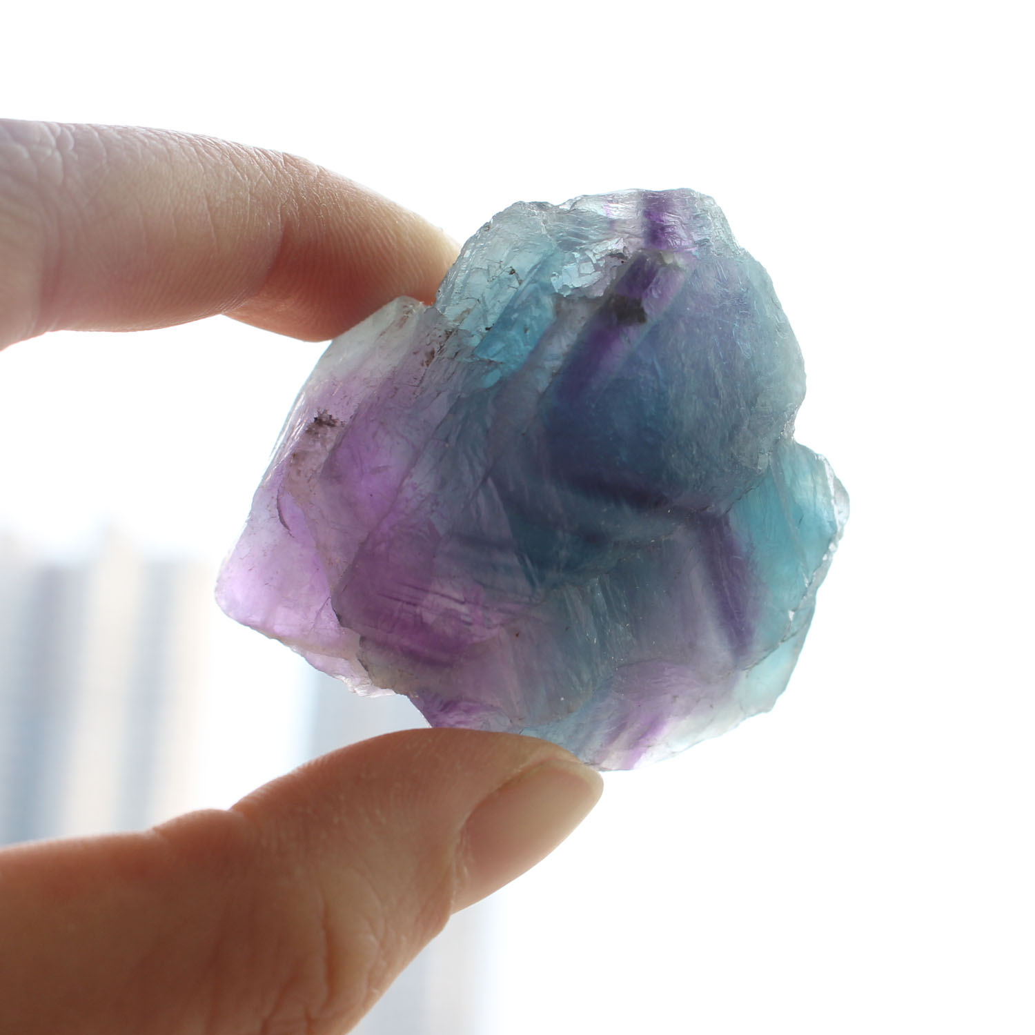 1PC Natural Rainbow Fluorite Colorful Crystal Rough Stone Raw Gemstone Mineral Specimen Irregular Home Decor Reiki Healing