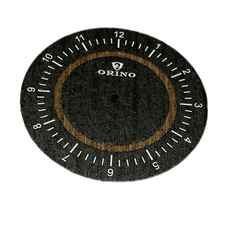 Eco-friendly timber watch dial
