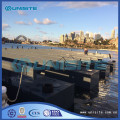 Marine construction floating steel pontoon