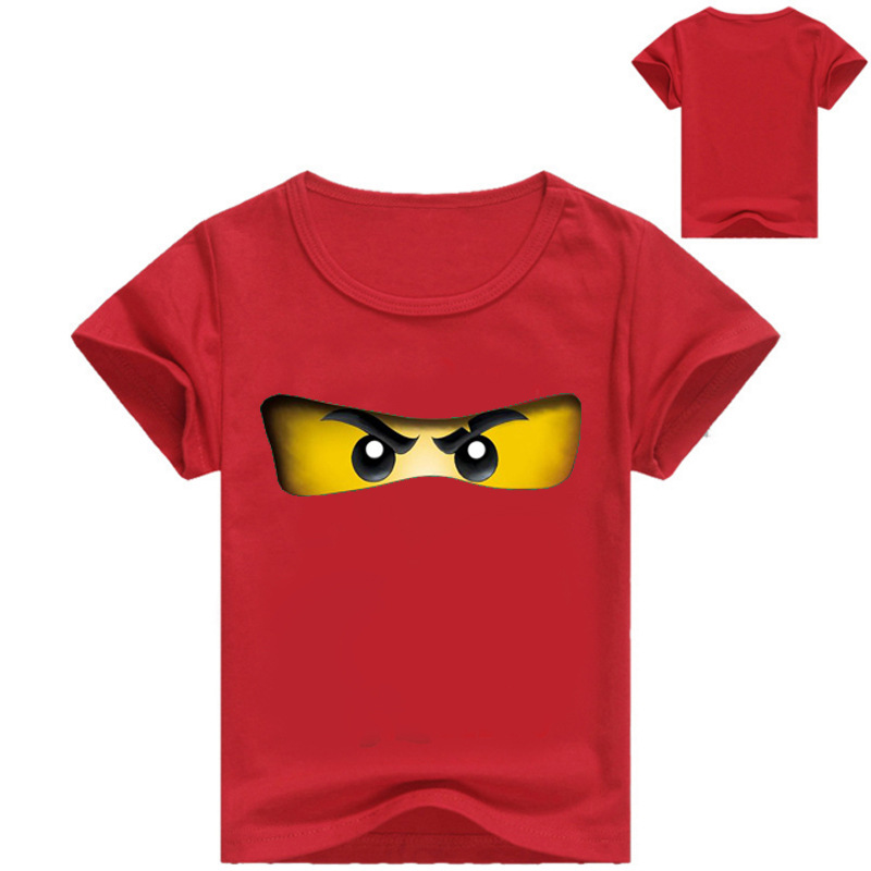 2-13 Years 2019 Boys T Shirt Legoes T-shirt Baby Ninja Boy Tshirt Short Sleeves Children Summer Clothes Toddler Boy Shirts