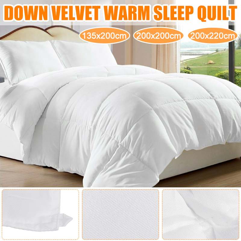 100% White Goose Down Comforter for Winter Autumn Duvet Insert Blanket Filling Feather Down Quilt Duvet King/Double/Single Size