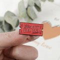 Red And Black Rocky Movie Ticket Rocky Horror SCIENCE FICTION DOUBLE FEATURE Enamel Pins Badge Brooches Jewelry Decorate
