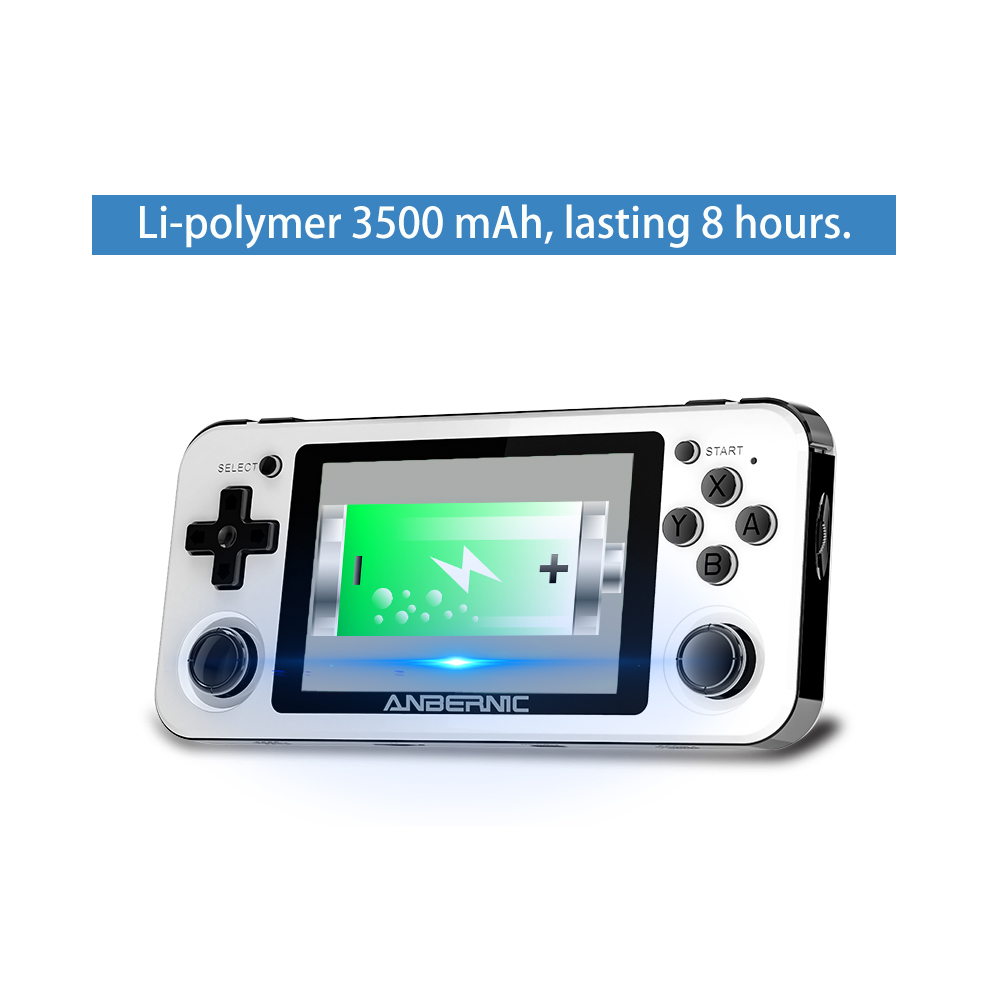 ANBERNIC RG351P Handheld Game Player 64GB Emuelec Open System PS1 64Bit 2500 Games IPS Screen Portable RG350P Retro Game Console