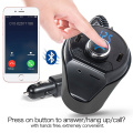 Bluetooth Car Kit MP3 Player FM Transmitter Dual USB Charger Hands-free Car Kit Music Player Support TF Card