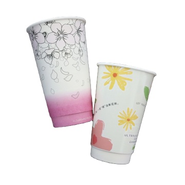 10oz 90mm Double Wall Thermal Insulated Coffee Cups
