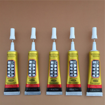 1PC Multi-Purpose Liquid Glue with Needle, Extra Strong, 15ML, Clear, Waterproof Adhesive Glue for Cloth, Toys, Metal, Glass