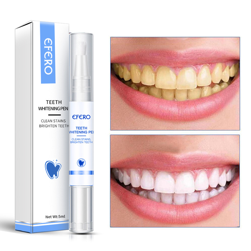 EFERO Teeth Whitening Oral Hygiene Removes Plaque Stains Bleaching Liquid Toothpaste Dental Teeth Care Products TSLM2