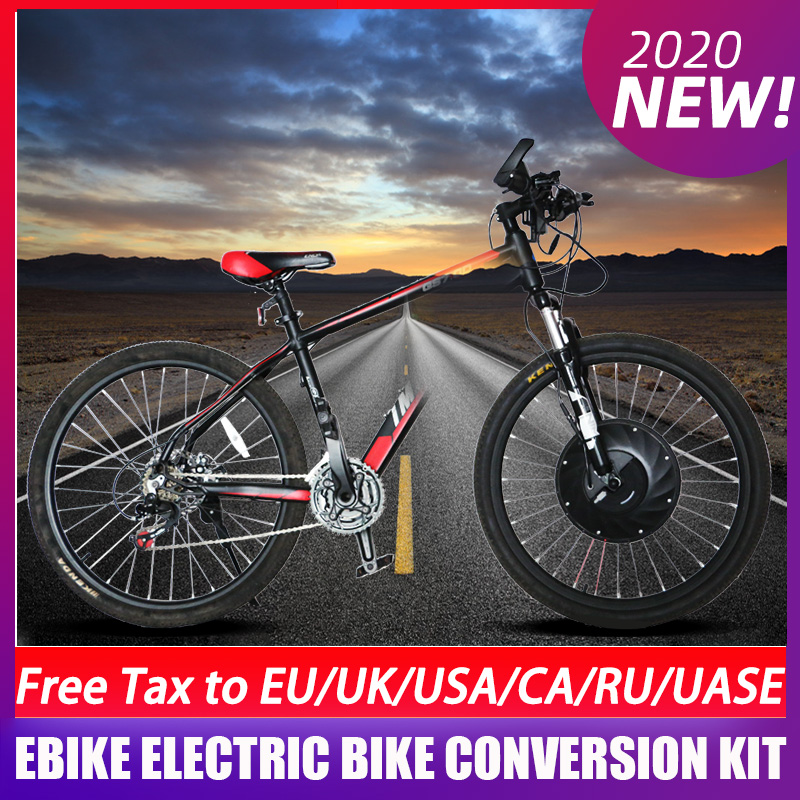 Ebike Electric Bike Conversion Kit with Battery Front Motor Wheel Electric Imotor 3.0 Max Speed 40Km/h MTB Bicycle Accessories