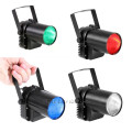The Latest 12W Spotlight LED RGBW 4in1 led pinspot Beam lights for Mirror Ball For Disco DJ Party Event Live Show