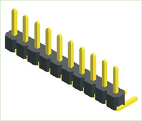 2.0mm Single Row Angle Pin Strip Headers
