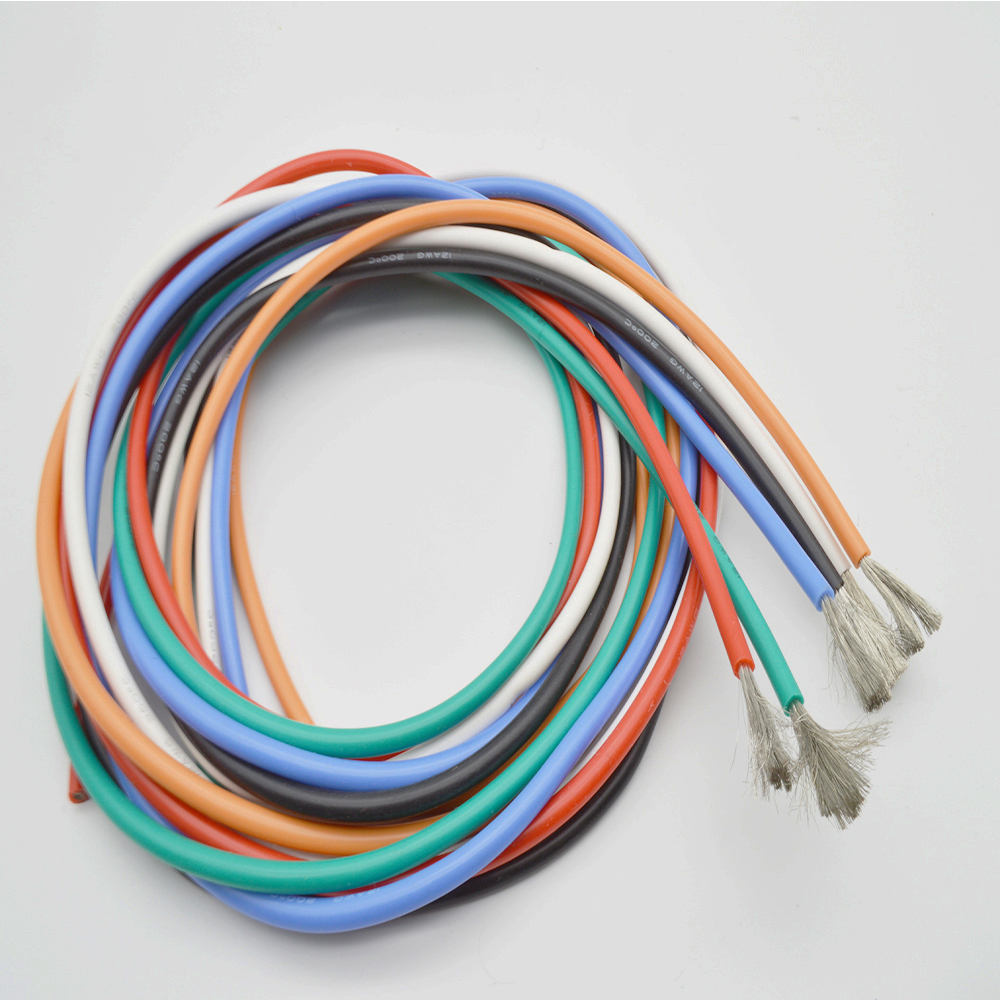 High temperture 200 degree Specially flexible silicone gel wire cable 600V electrical cable 2AWG to 30AWG for home appliance diy