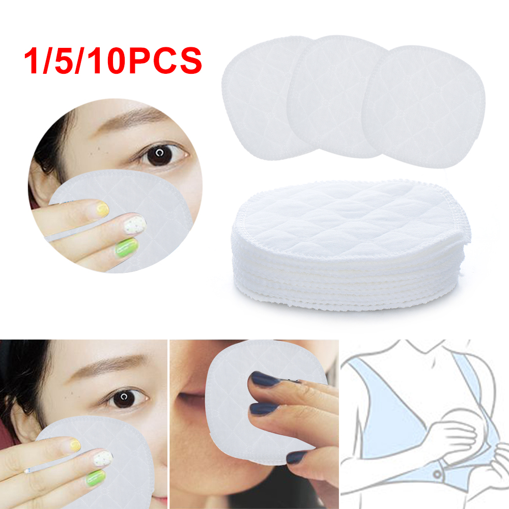 5PCS Washable Cotton Reusable Make Up Remover Pad Breast Pad Ladies Beauty Care Women Beauty Make Up Health Care