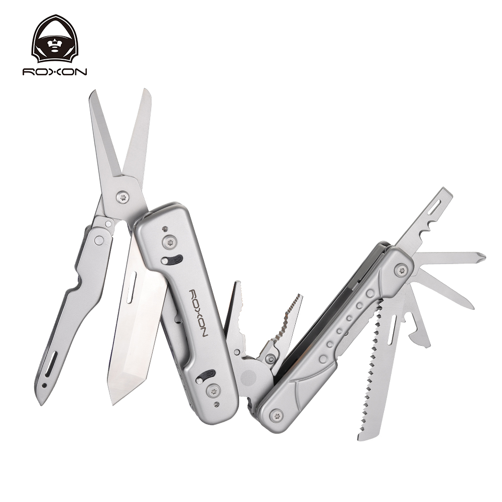 ROXON S802 Phantom Multi Tool Pliers and scissors with Replaceable Knife and Wire Cutters Innovative New 2020
