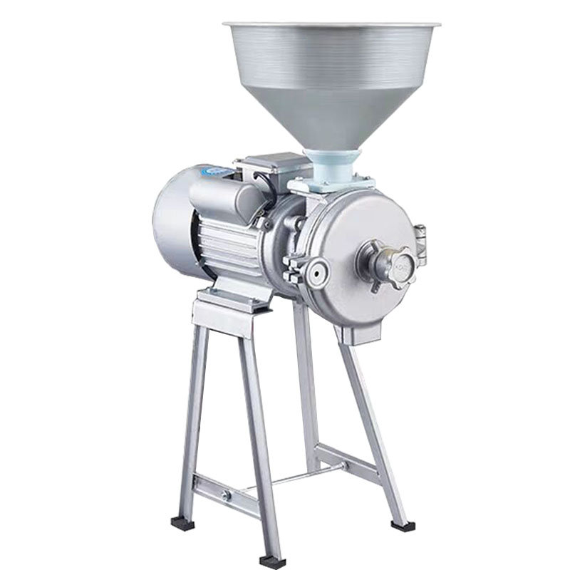 Commercial DryWet Peanut Butter MachineMaker 2200W Grain Mill Grinder For Beans Tofu SesameChili Sauce Corn Four Refiner Hot