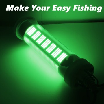 Newest IP68 Green White LED underwater squid fishing lights lamp