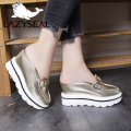 LazySeal 2020 Slides Platform Wedge Slippers LoafersHeight Increasing Shoes Women Moccasin Mules M Wedges Sandals For Women