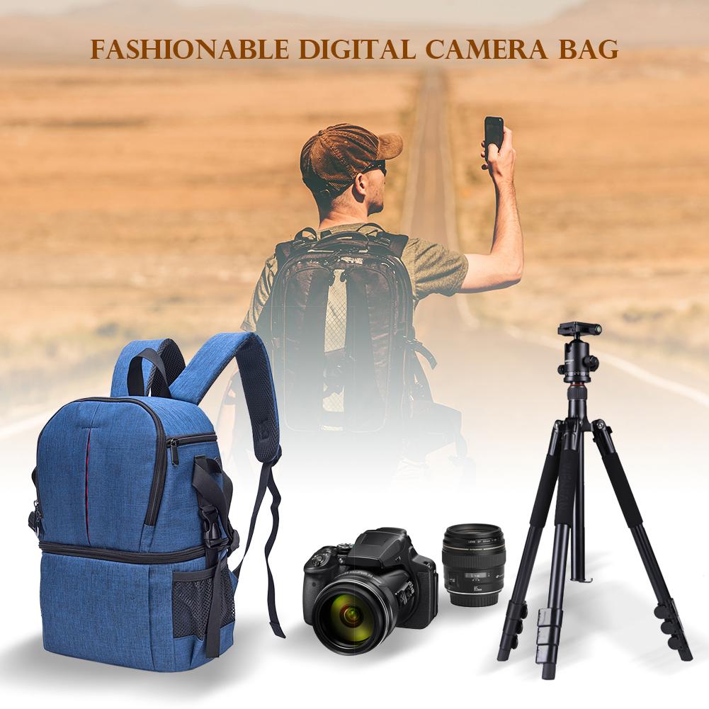 Waterprpof Camara Bag Portable Oxford Cloth Camera Backpack Digital DSLR Video Shoulders Padded Outdoor Travel Photo Bag