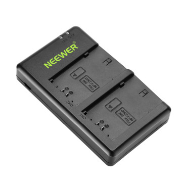 Neewer Micro Dual USB Battery Charger for Sony NP-FZ100 Battery, Compatible with Sony A9 A7III A7RIII Cameras