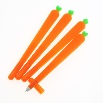 1 Pcs cute kawaii Novelty Fresh Carrot Gel Pen Promotional Gift Stationery School Office Supply creative sweet pretty lovely