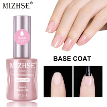 MIZHSE Base Coat UV Gel Nail Polish UV 18ml Transparent Soak Off Primer Gel Polish UV LED Gel Lacquer Nail Art Manicure