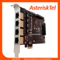 Asterisk card TE420 with 4 E1/T1 ports,ISDN PRI card PCI-E digium E1 t1 for Freepbx Issabel Asterisk PBX IP Telephone Appliance