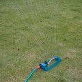 15 Hole Lawn Garden Sprinkler Automatic Garden Water Sprinklers Lawn Irrigation Rotation Aluminum Tube 2 Sided all Coverage #BL5