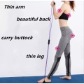 Yoga Resistance Exercise Bands Gym Fitness Equipment Pull Rope 8 Word Chest Expander Elastic Muscle Training Tubing Tension Rope