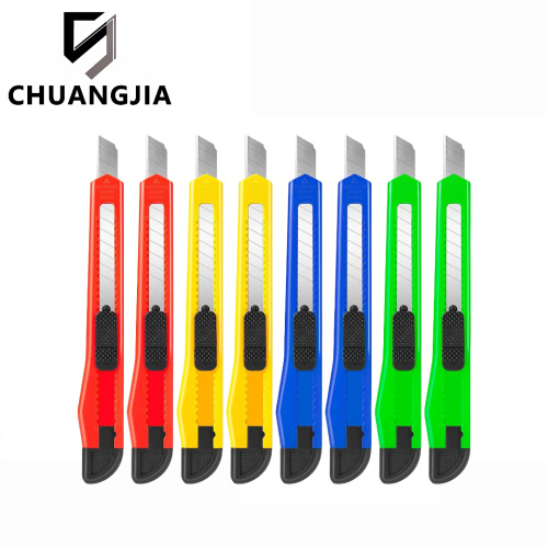 Retractable Utility Knife Box Cutter 9mm Supplier, Supply Various Retractable Utility Knife Box Cutter 9mm of High Quality