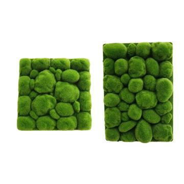 Stone Shape Moss Grass Mat Micro Landscape Creative Simulation Moss Pet Box Landscape Decoration