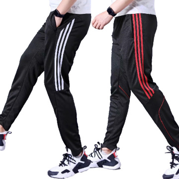 New Mens Running Pants Sport Leggings zipper pocket Athletic Football Soccer Training Long Pants Fitness jogging Gym Trousers