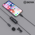 Official Original BOYA BY-M1 Lavalier Microphone Camera Video Recorder for iPhone Smartphone For Canon Nikon DSLR Zoom Camcorder