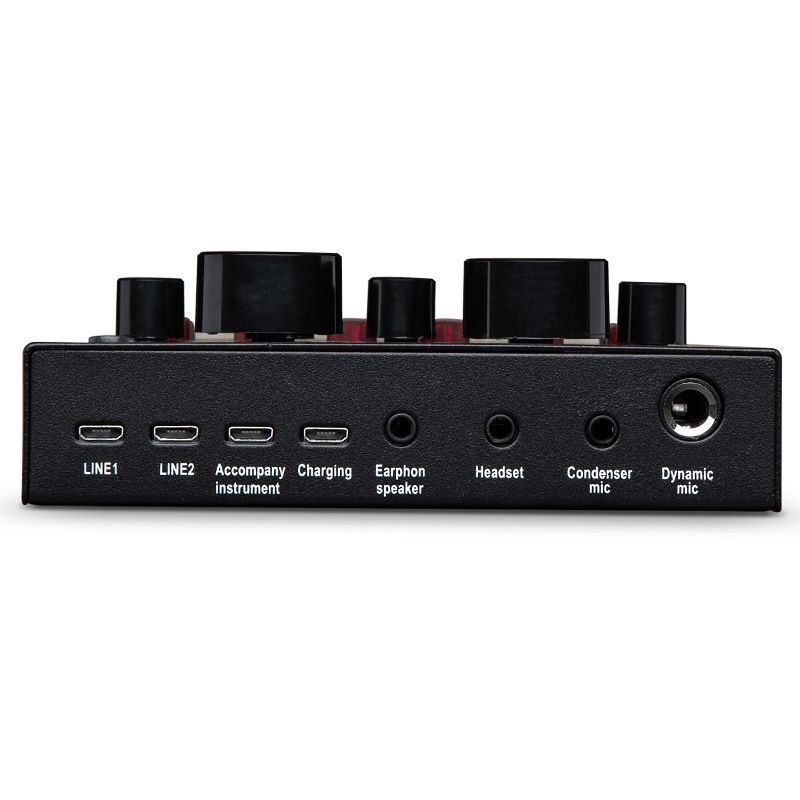 Nworld Live Sound Card Voice Changer Device For PS4/Xbox/Mobile Phone/iPad/Computer Recording YouTube LiveMe Facebook