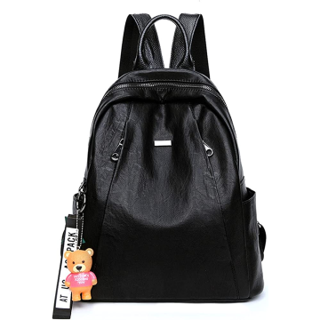 Women's Fashion Soft Leather Backpack