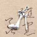 10pcs Charms high-heeled Shoes 31x21mm Antique Making Pendant fit,Vintage Tibetan Silver color,DIY Handmade Jewelry