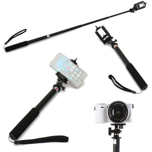 Telescopic Selfie Sticks Self Handheld Extendable Pole Monopod Stick + Phone Holder for XIAOMI Mijia Panoramic 360 Mi Sphere