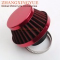28mm 32mm 35mm 38mm modified air filter for GY6 ATV Kart 50cc 70cc 100cc 110cc Red