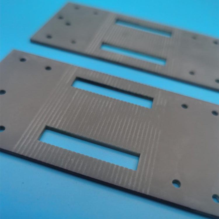 CNC machining Aluminum nitride ceramic plate