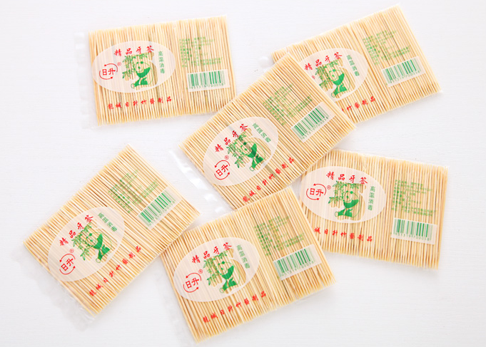 100 pcs/Bag Natural Disposable Bamboo Toothpicks Double Head Family Restaurant Hotel Travel Supplies Toothpicks Tools