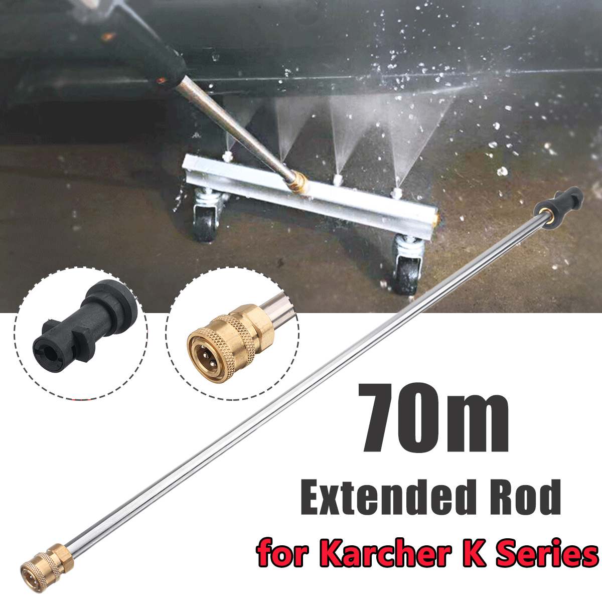 High Pressure Washer 4 Nozzle Car Washer Under Body Chassis Water Spray Cleaning Car Washer for k K HD Washing Tool Kit