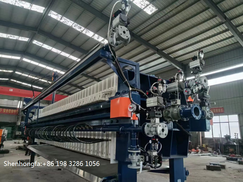Diaphragm Filter Press With Mud Hopper Png