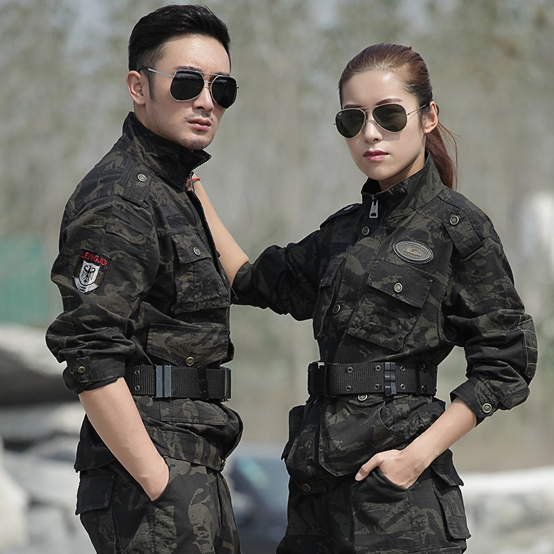 Military Uniform Tactical Camouflage Clothes Winter Cotton Warm Suit Men Black Hawk US Uniforms Army Hunting Clothing Female