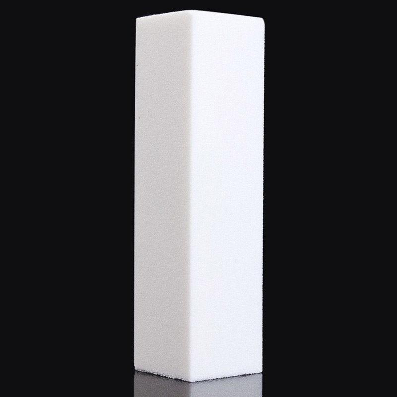 1PCS White Nail Buffers File For UV Gel Grinding Sanding Block Buffer Cuboid Shape Professional Nail Art Tool Not Hurt Nails