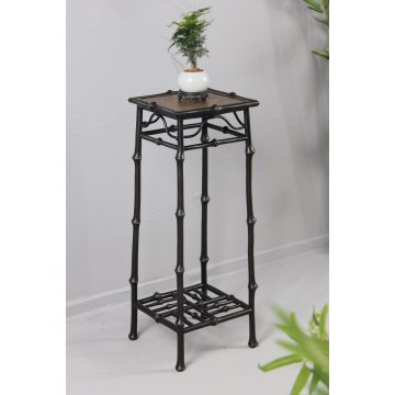 Ming Style Qiong Bamboo Tall Rattan Plant Stand